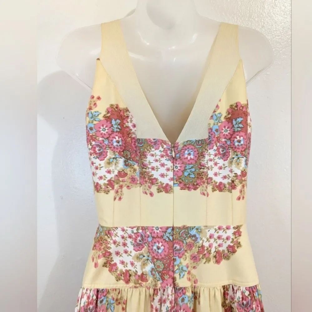 Kay Unger New York Garden Cocktail Cottagecore Feminine Preppy Dress 6 - Picture 6 of 9